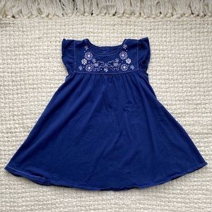 Crazy 8 navy blue elephant dress